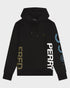 Fred Perry Graphic Logo Hoodie Black
